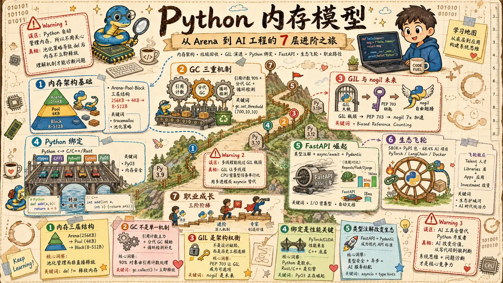 Python 内存模型深度解析 系列封面